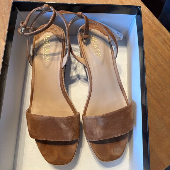 Ralph Lauren Wedge Sandals - Picture 2 of 4